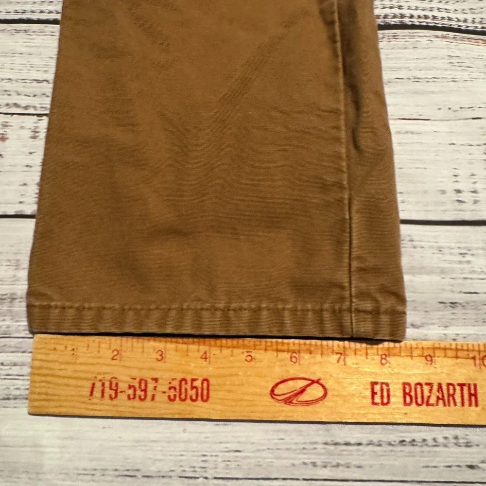 Eddie Bauer Straight Fit Khaki Pants 100% Cotton Men's Size 40x30‎ (Fits 39x27)